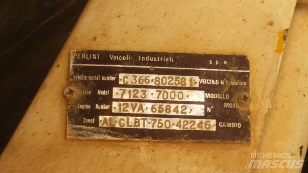 Perlini (ricambi) 366 Άκαμπτα Dumper με ανατρεπόμενο κάδο