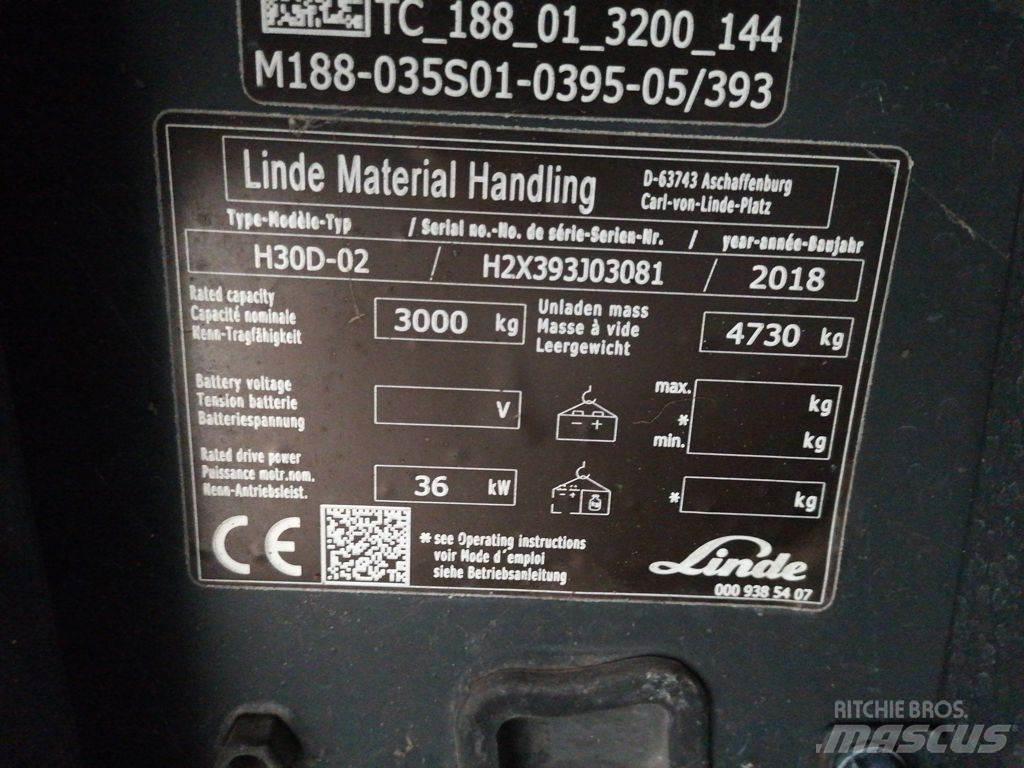 Linde H30D-02 Πετρελαιοκίνητα Κλαρκ