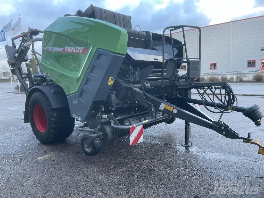 Fendt Rotana 160 V Πρέσες κυλινδρικών δεμάτων