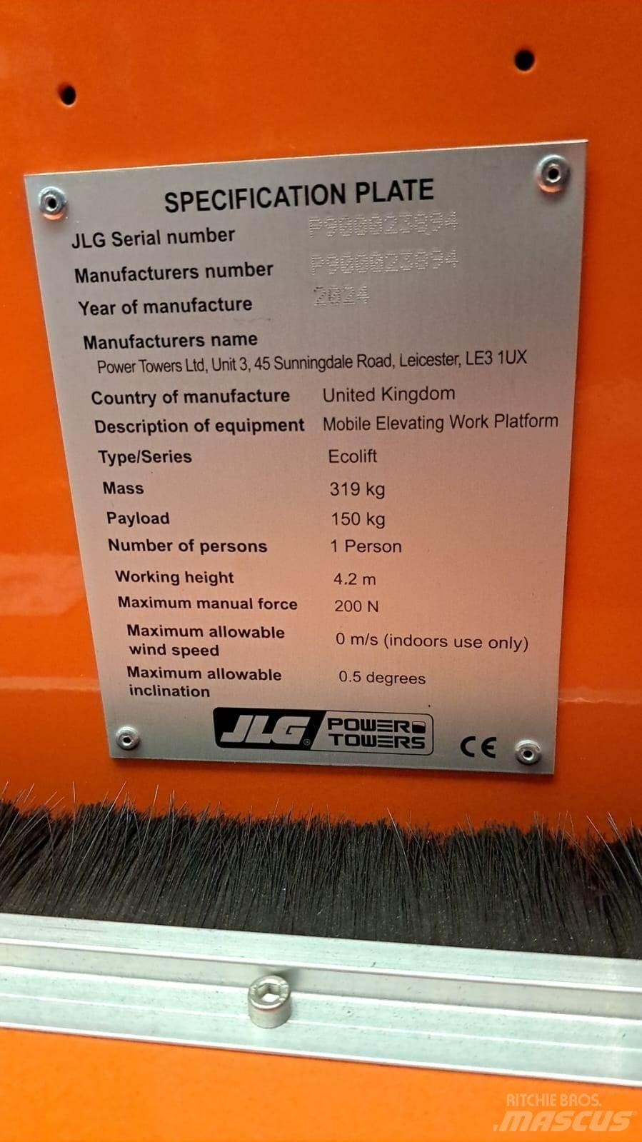 JLG Ecolift2.2 Άλλοι ανυψωτήρες και πλατφόρμες