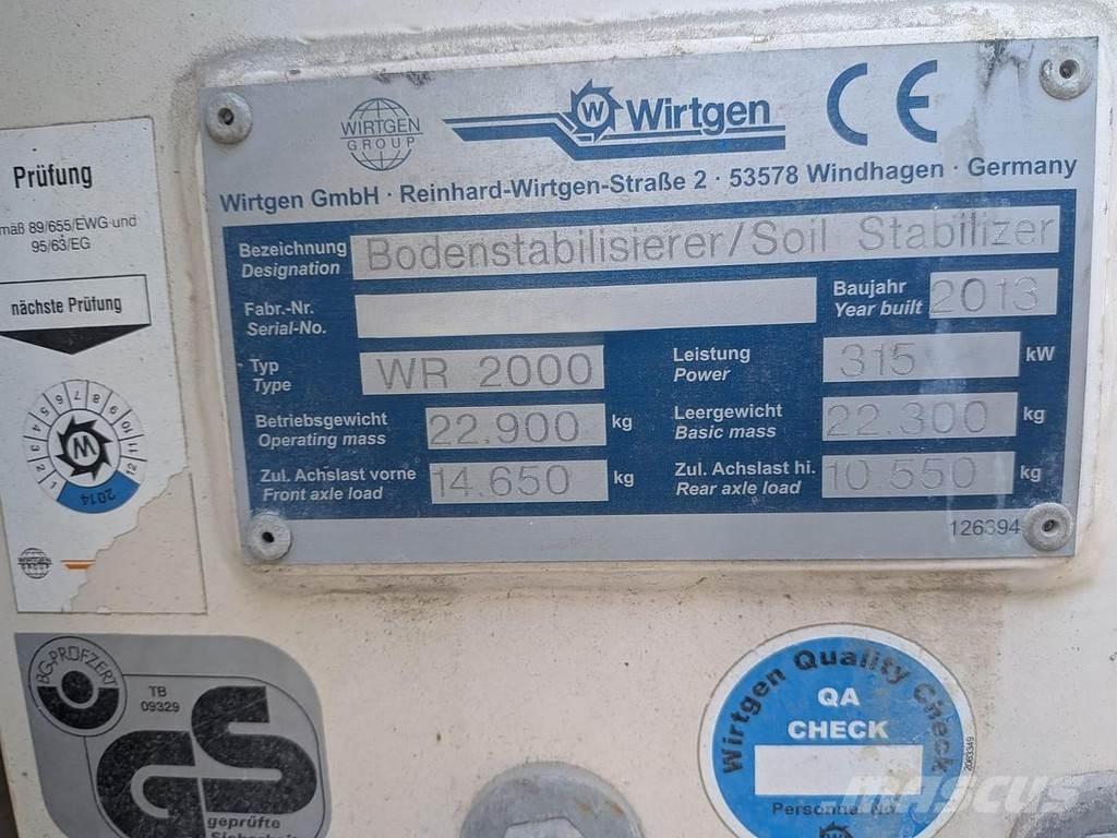 Wirtgen WR2000 Ανακυκλωτές ασφάλτου