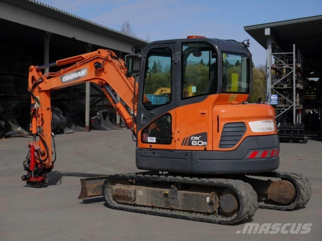 Doosan DX 60 R Εκσκαφάκι (διαβολάκι) < 7t
