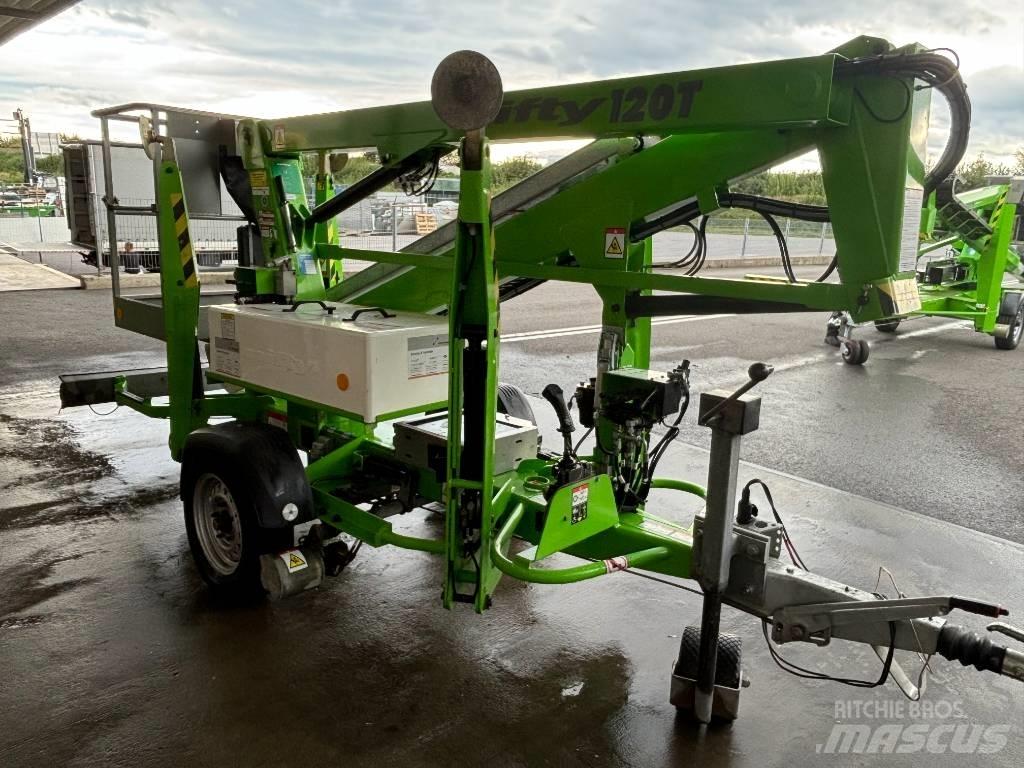 Niftylift 120 TET Εναέριες πλατφόρμες τοποθετημένες σε ρυμούλκα