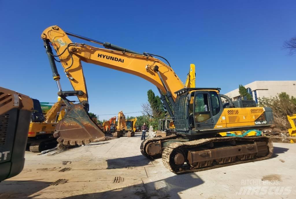 Hyundai 520L-9 VS Εκσκαφείς με ερπύστριες
