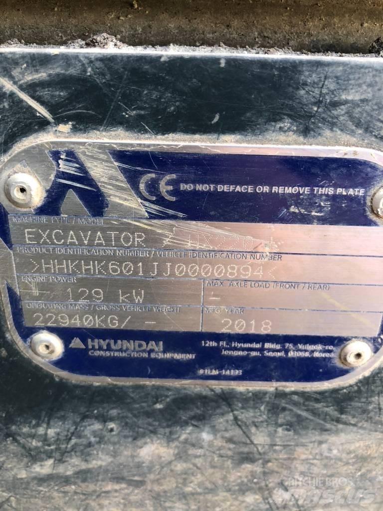 Hyundai HX 220 L Εκσκαφείς με ερπύστριες