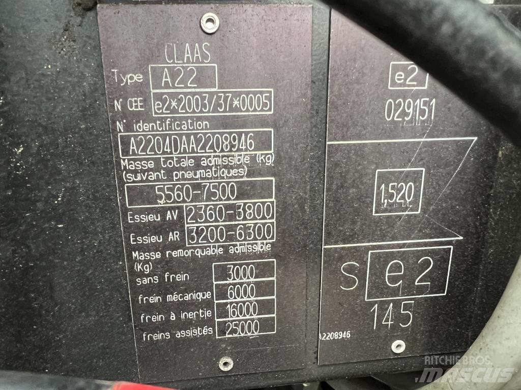 CLAAS Axos 310 Τρακτέρ