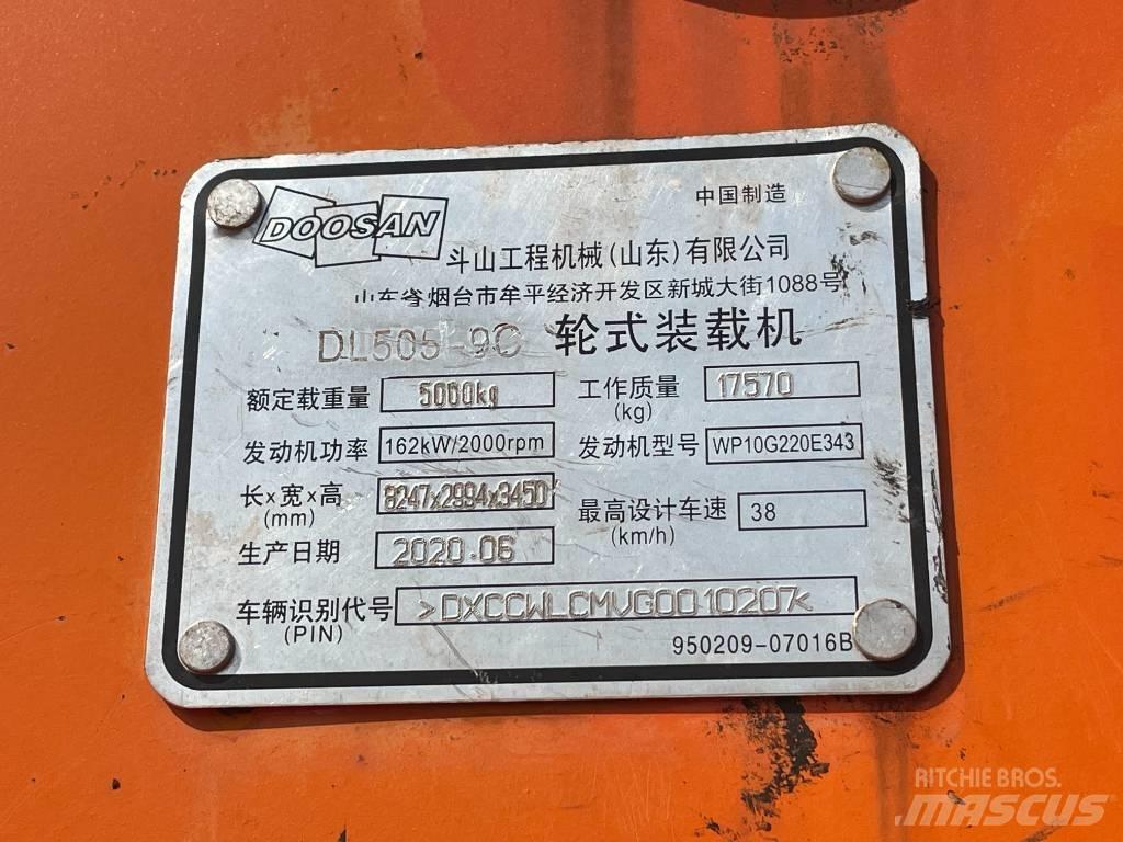 Doosan DL 505 Φορτωτές με λάστιχα (Τροχοφόροι)