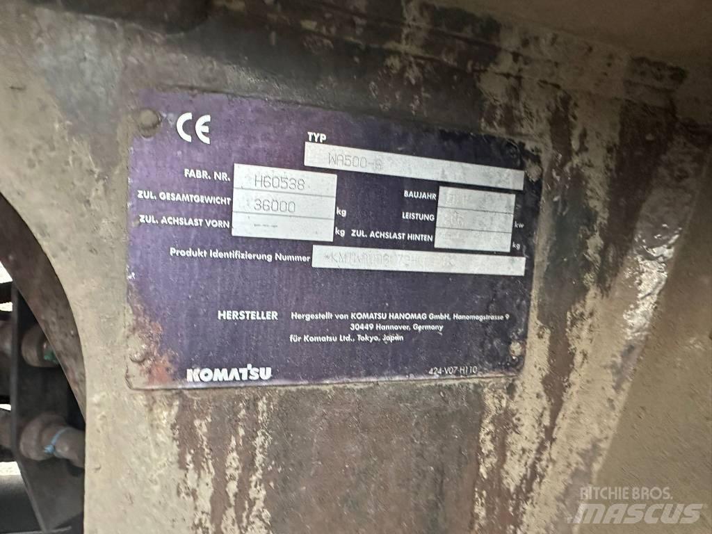 Komatsu WA 500-6 Φορτωτές με λάστιχα (Τροχοφόροι)