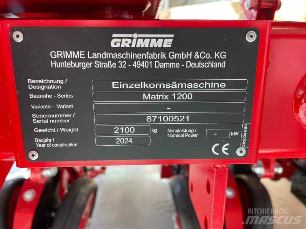 Grimme MATRIX 1200 Άλλα γεωργικά μηχανήματα