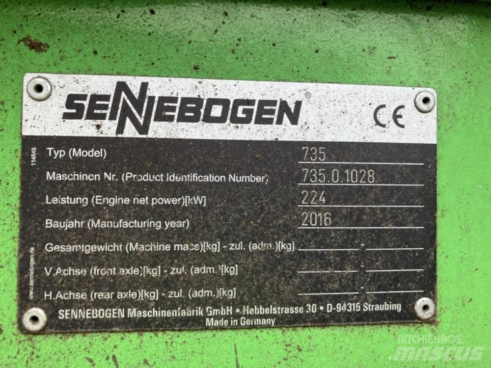 Sennebogen 735E Βιομηχανικά μηχανήματα διαχείρισης αποβλήτων