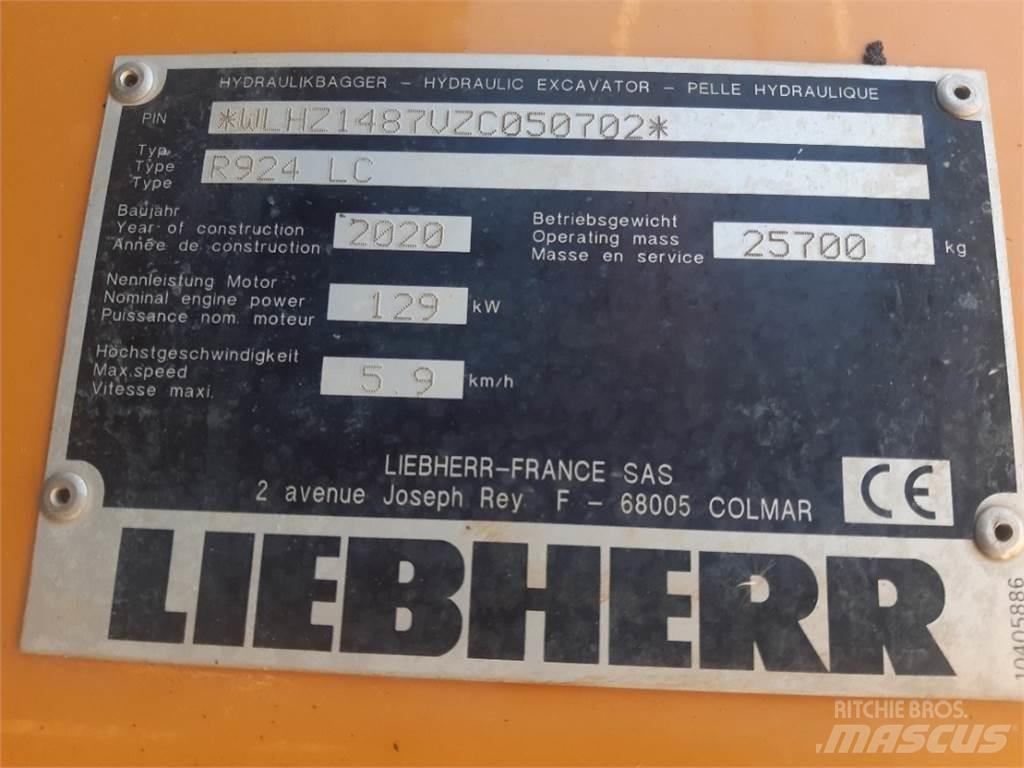 Liebherr R924 Εκσκαφείς με ερπύστριες