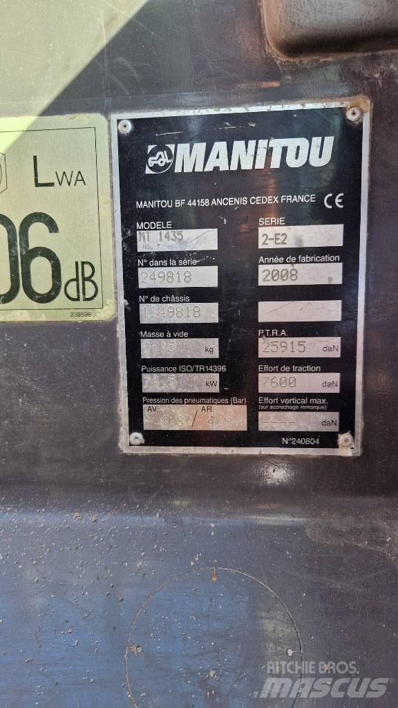 Manitou MT 1435 HSL Τηλεσκοπικοί ανυψωτές