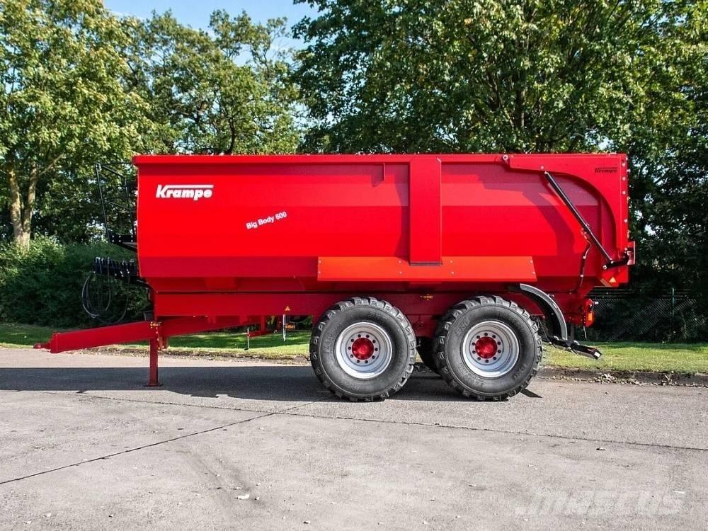 Krampe Big Body 600 Ανατρεπόμενες ρυμούλκες