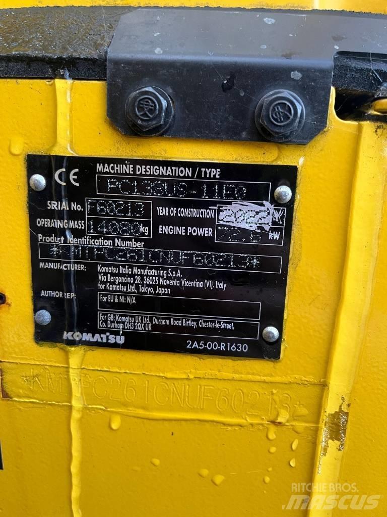 Komatsu PC138US-11 Εκσκαφείς με ερπύστριες