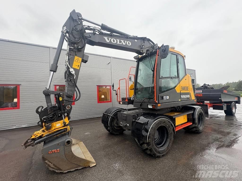 Volvo EWR130E + Kärra Εκσκαφείς με τροχούς - λάστιχα