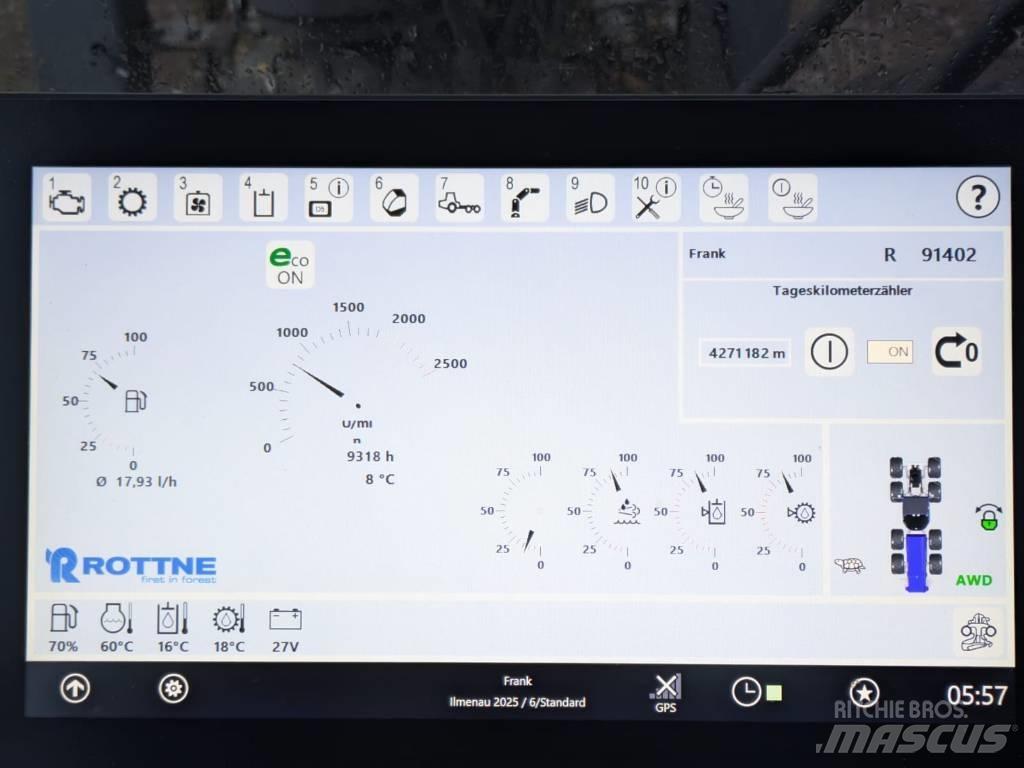 Rottne H21 SP 761 Θεριζοαλωνιστικές μηχανές
