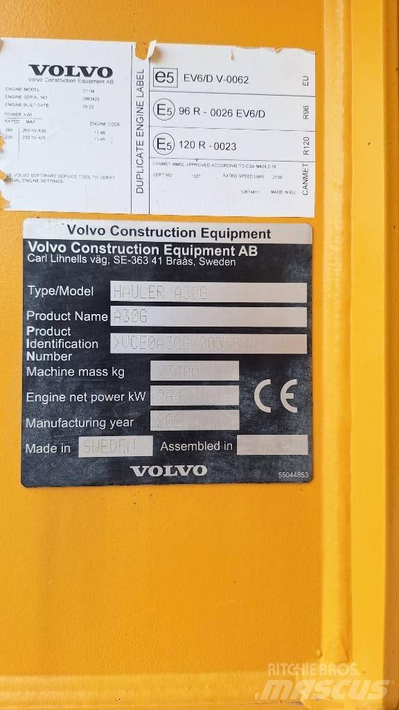 Volvo A30G Σπαστό Dump Truck ADT