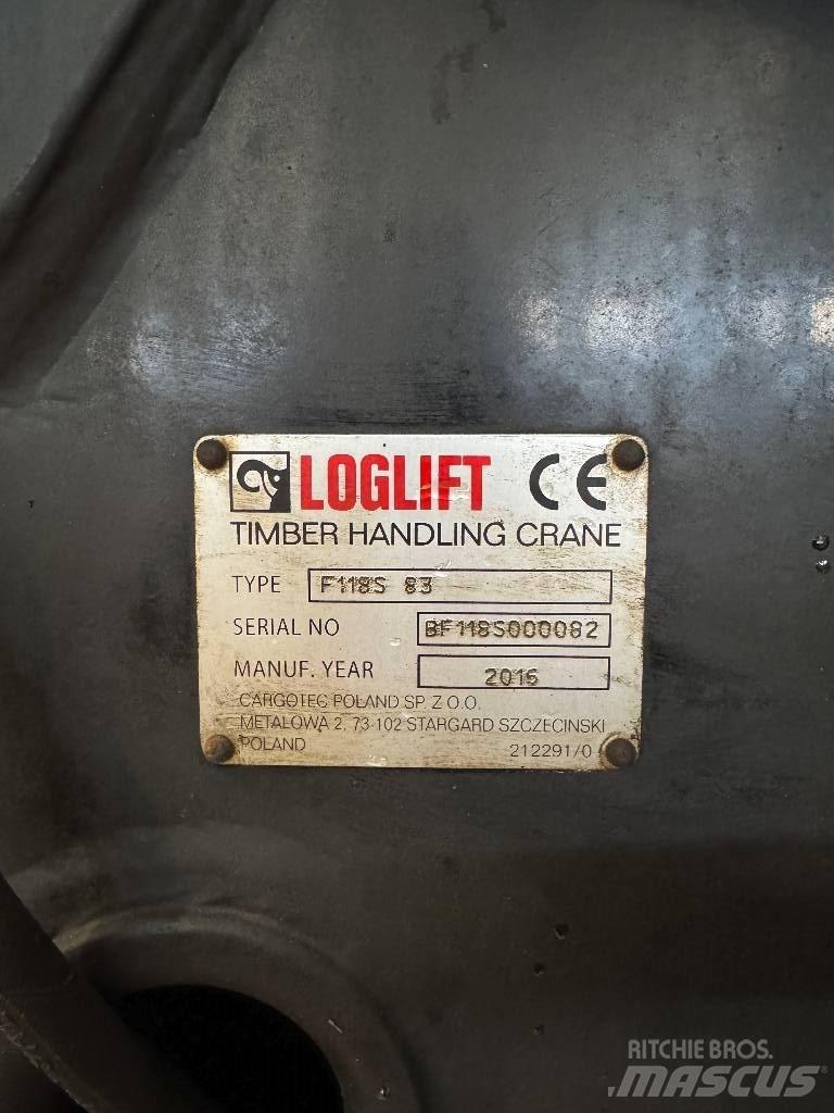 Loglift 118 S T Γερανοί ξυλείας