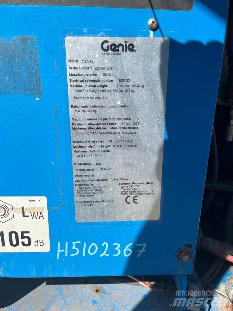 Genie Z 60/34 Ανυψωτήρες με αρθρωτό βραχίονα