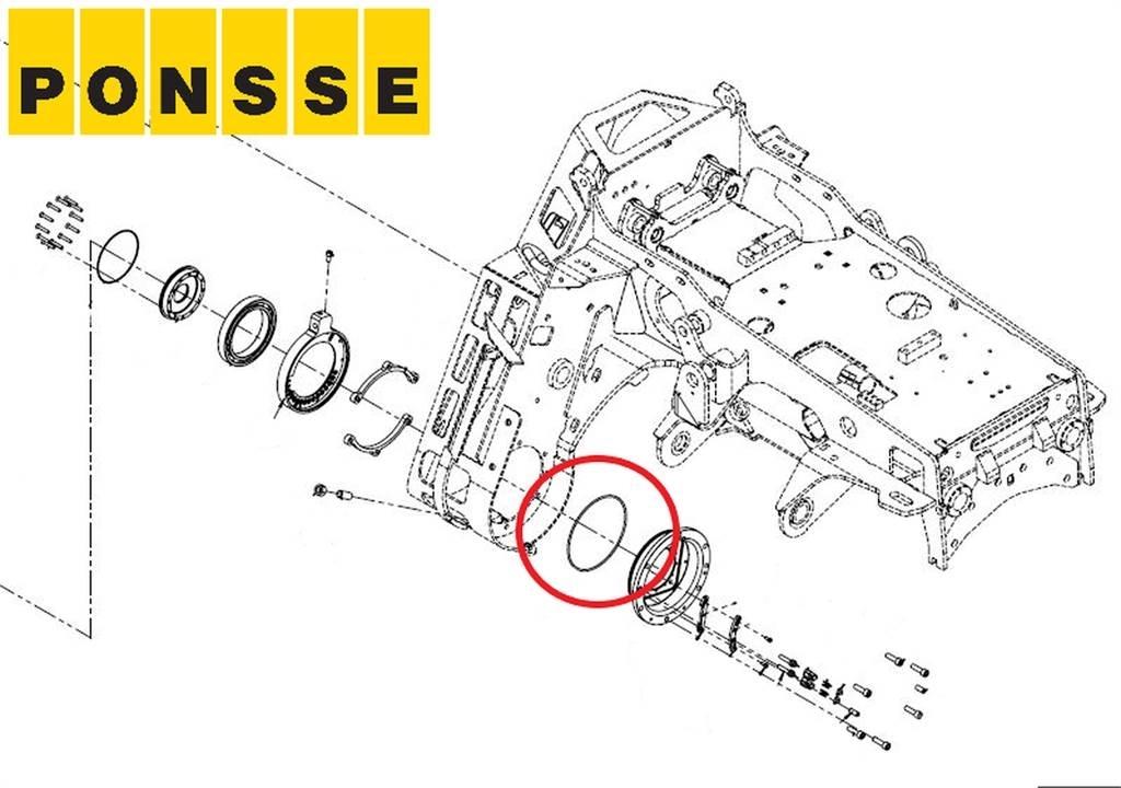 Ponsse 0059913 Γερανοί προωθητικοί