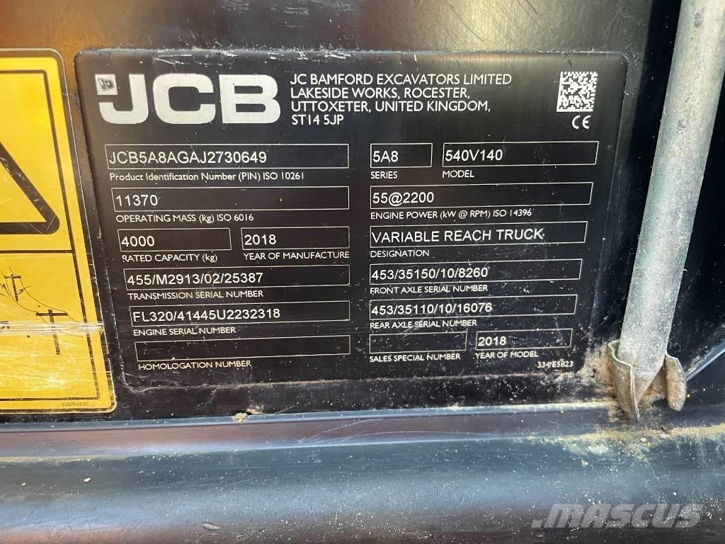 JCB 540-140 Τηλεσκοπικοί ανυψωτές