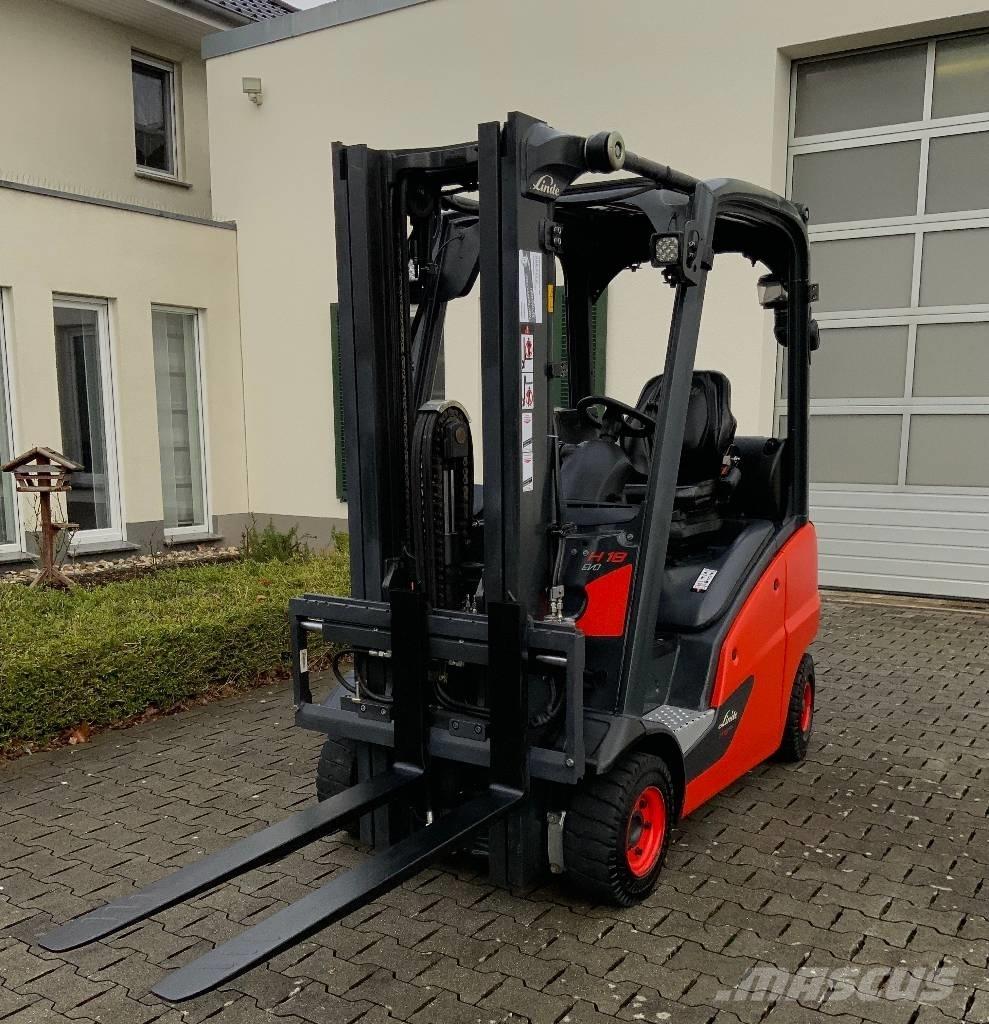 Linde H18T-01 Περονοφόρα ανυψωτικά κλαρκ με φυσικό αέριο LPG