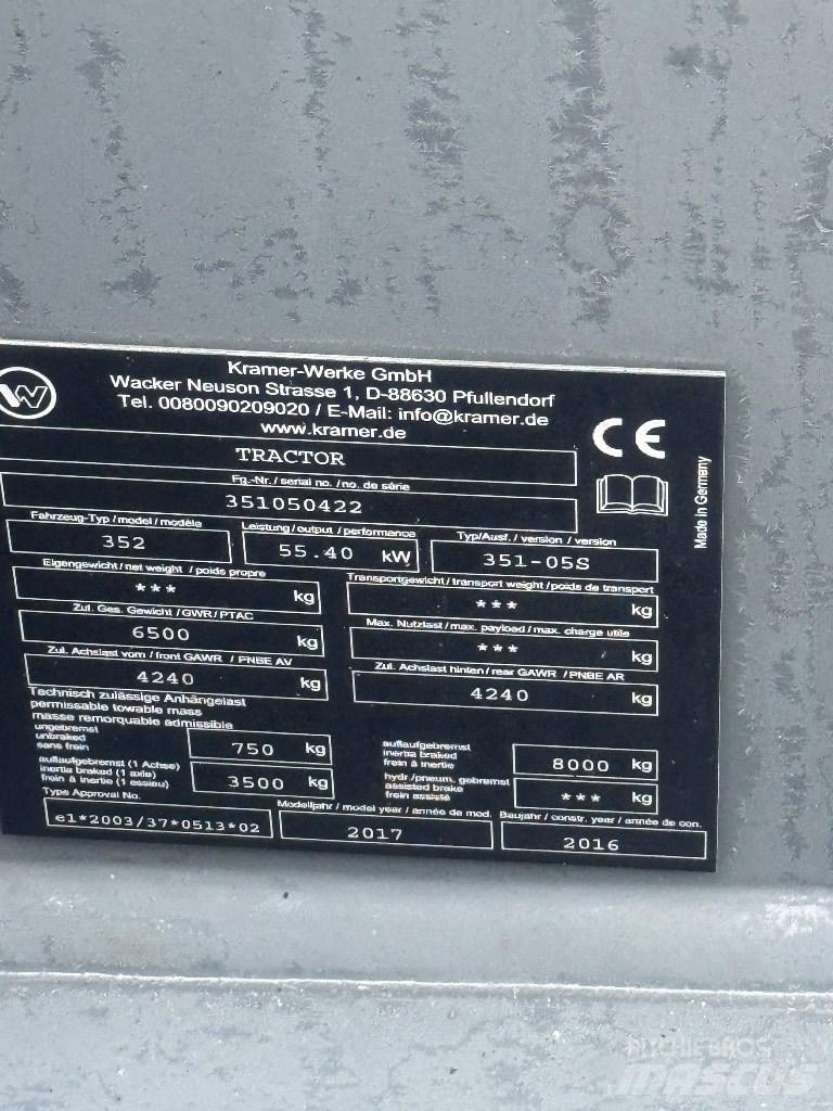 Kramer 8085 Φορτωτές με λάστιχα (Τροχοφόροι)