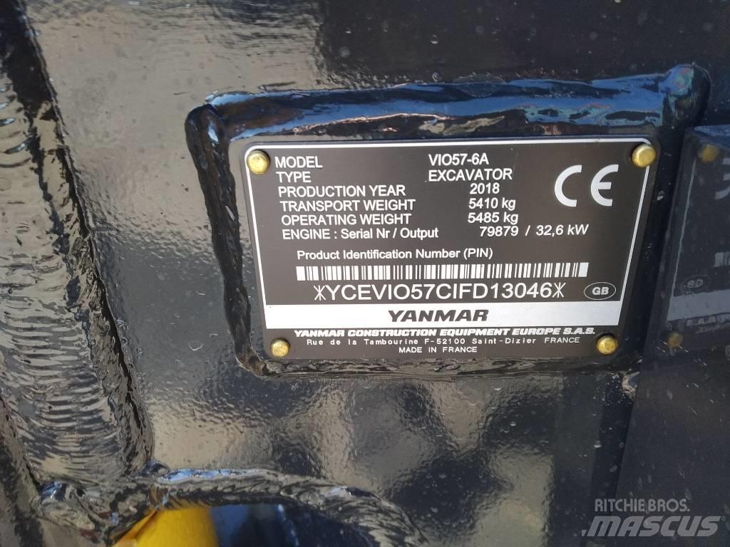Yanmar Vio 57 Εκσκαφάκι (διαβολάκι) < 7t