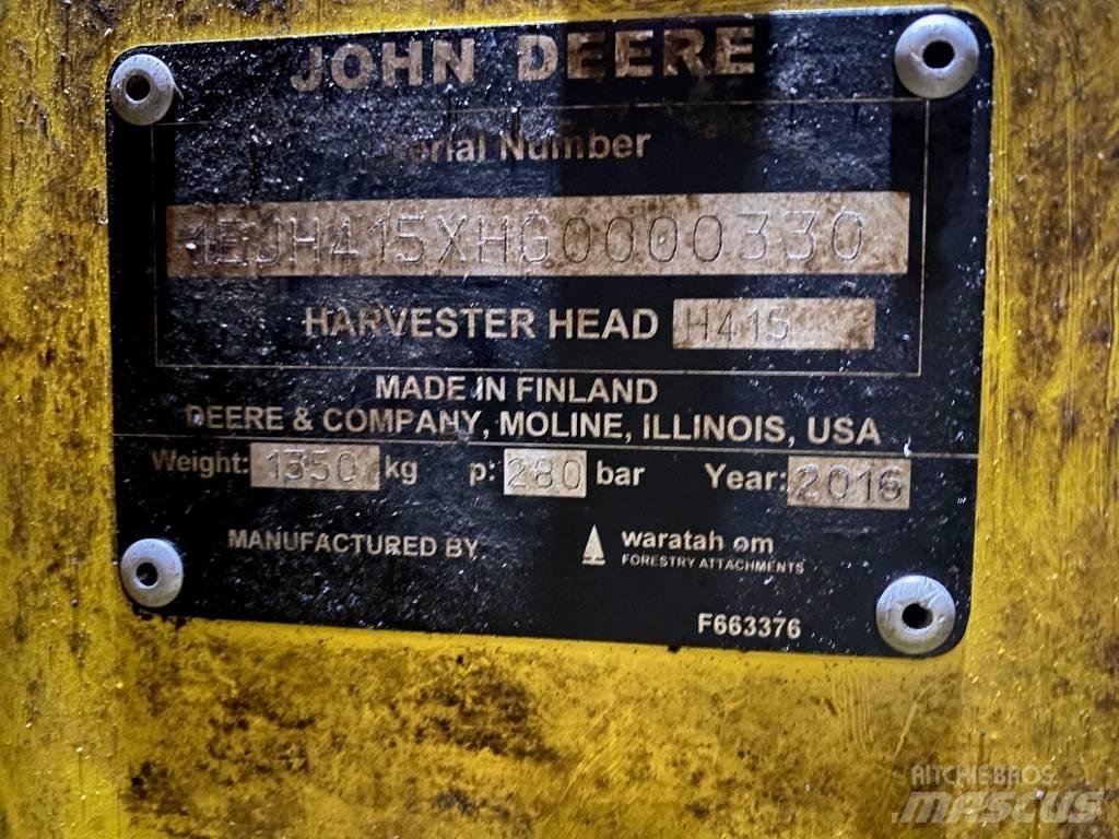 John Deere H 415 Κεφαλές συλλεκτικών μηχανών