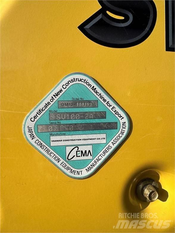 Yanmar SV100 Εκσκαφείς με ερπύστριες