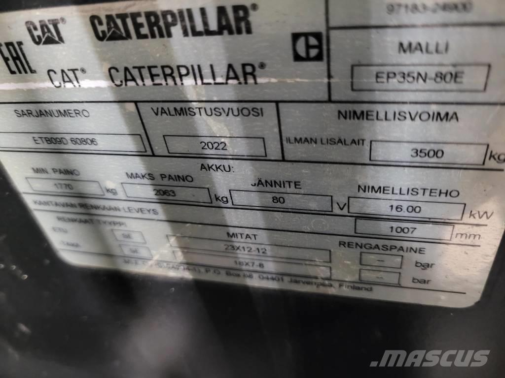 CAT EP 35 N Ηλεκτρικά περονοφόρα ανυψωτικά κλαρκ