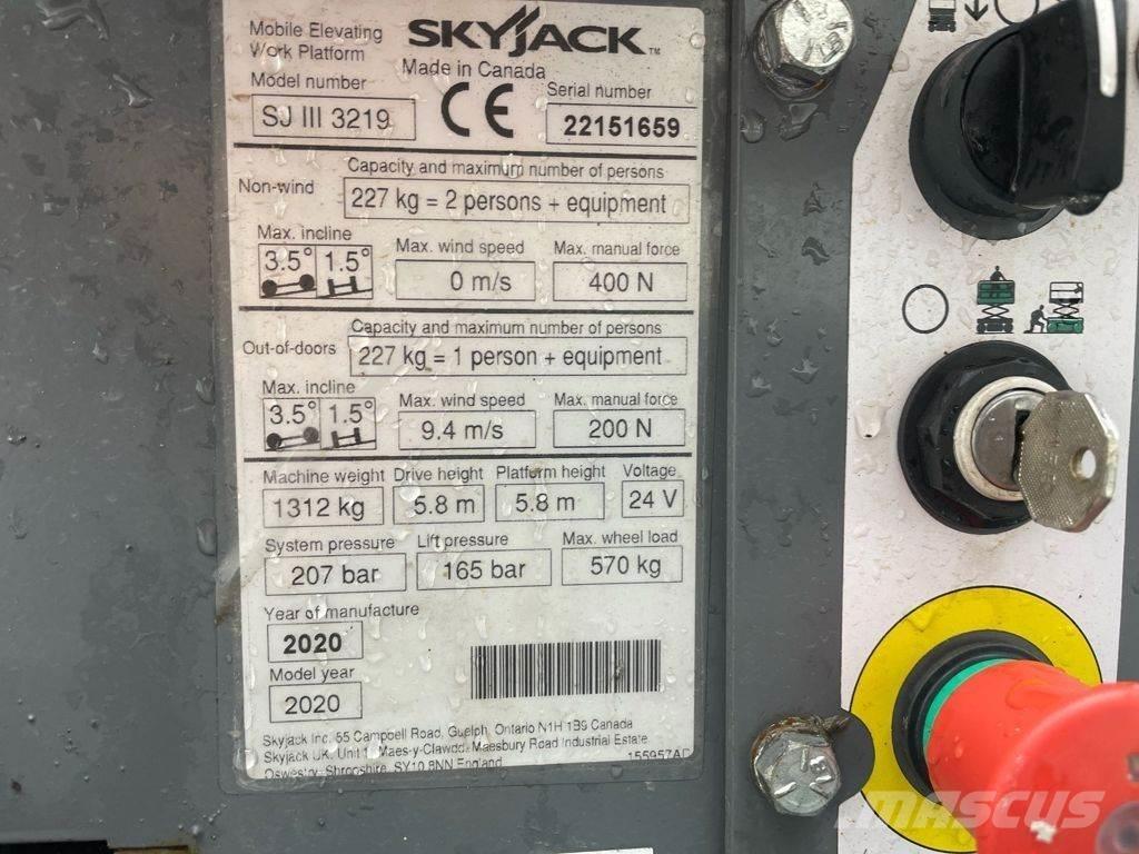 SkyJack SJ3219 Ανυψωτήρες ψαλιδωτής άρθρωσης