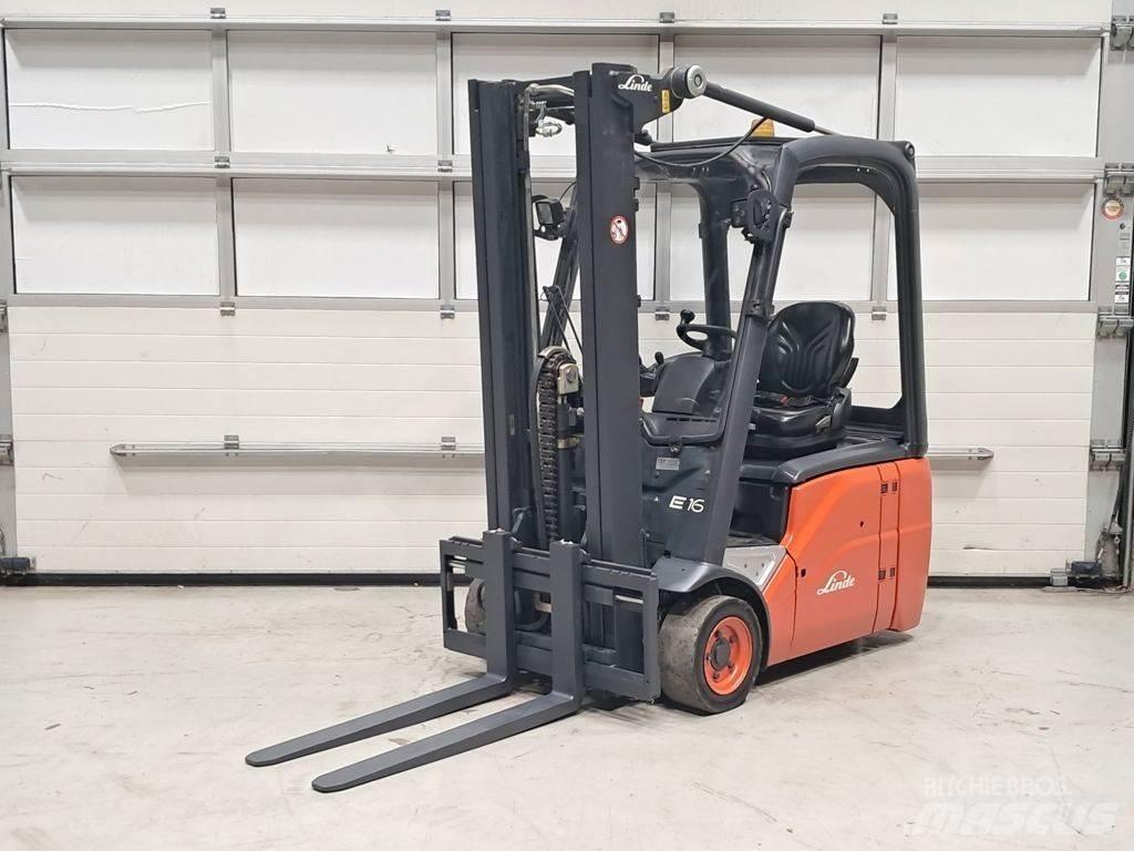 Linde E16C-01 Ηλεκτρικά περονοφόρα ανυψωτικά κλαρκ