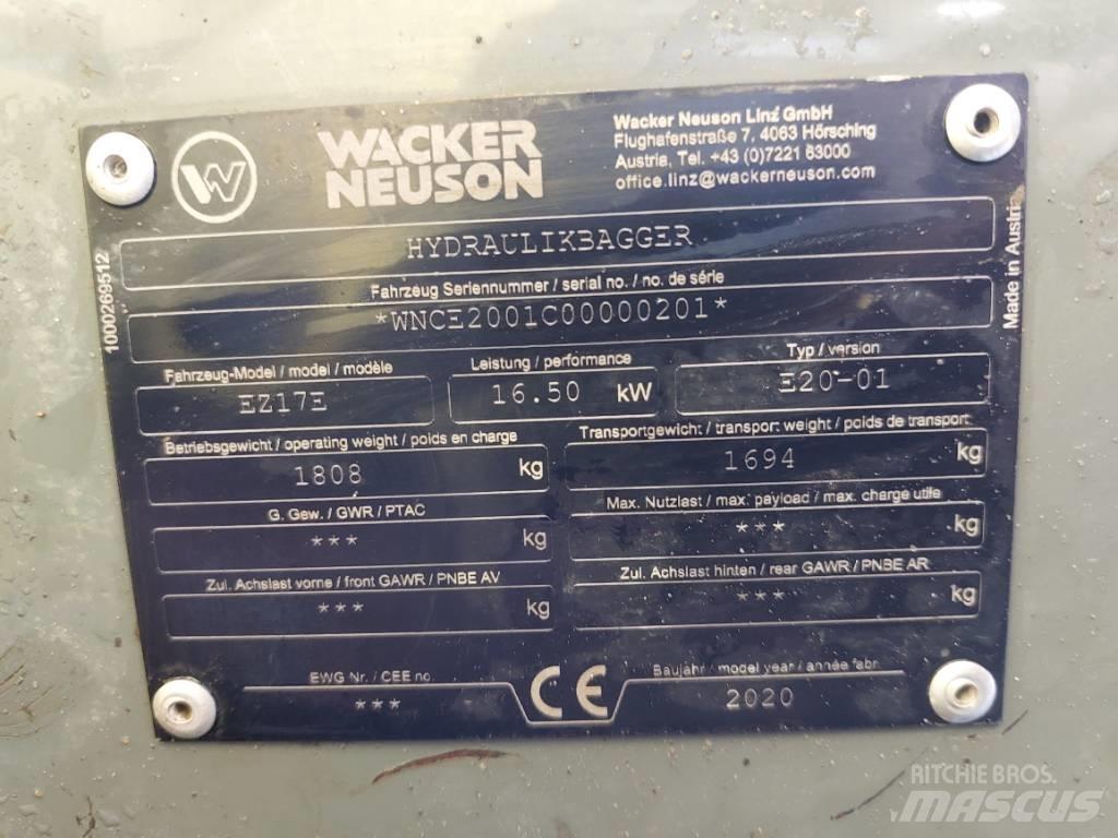 Wacker Neuson EZ17e Εκσκαφείς με ερπύστριες