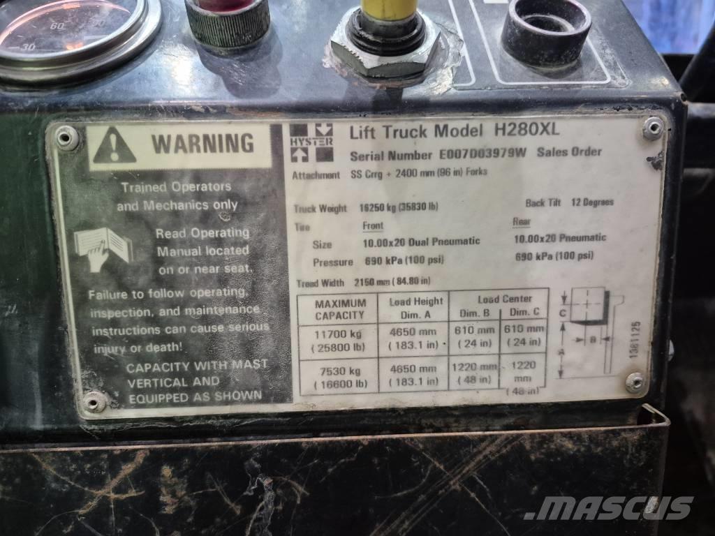 Hyster H 280 XL Περονοφόρα ανυψωτικά κλαρκ - άλλα