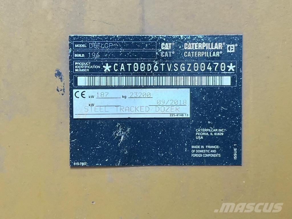 CAT D6T LGP Μπουλντόζες με ερπύστριες