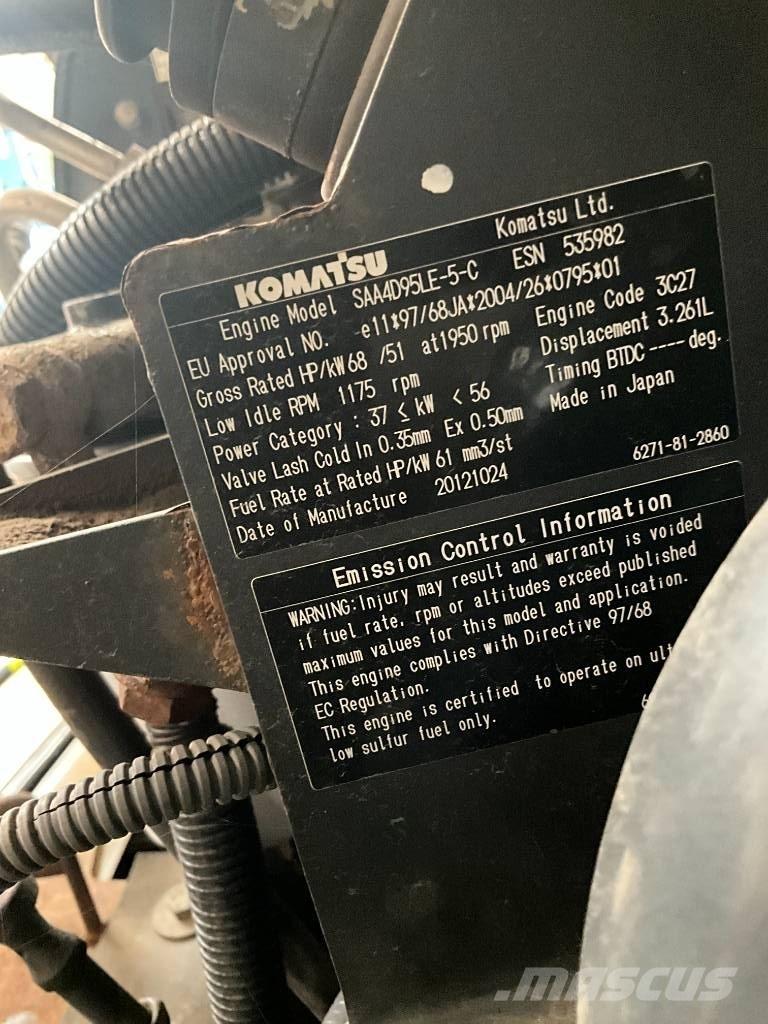 Komatsu PW 98 MR-8 Εκσκαφείς με τροχούς - λάστιχα