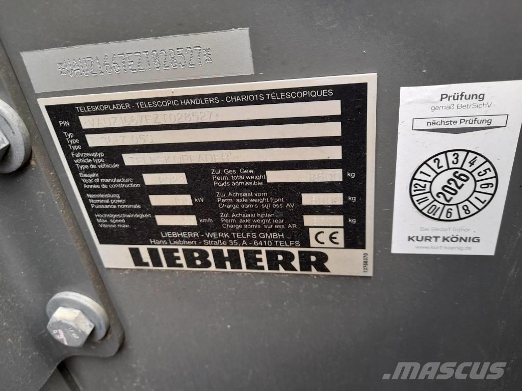 Liebherr T 36-7 S Τηλεσκοπικοί ανυψωτές