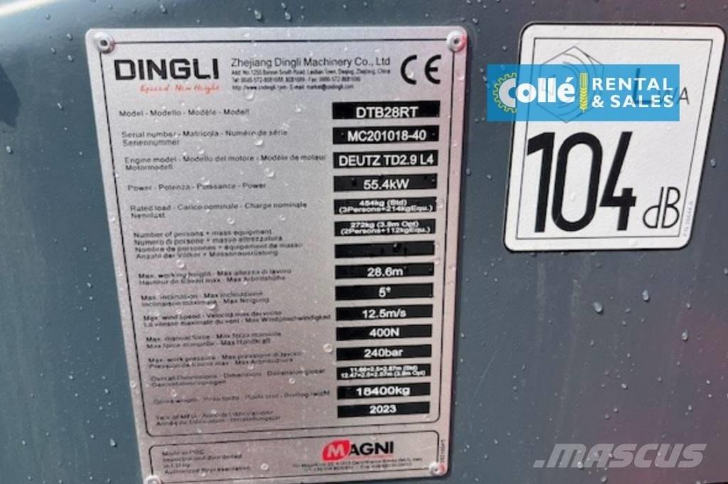 Magni DTB 28 RT | 2023 Ανυψωτήρες με τηλεσκοπικό βραχίονα
