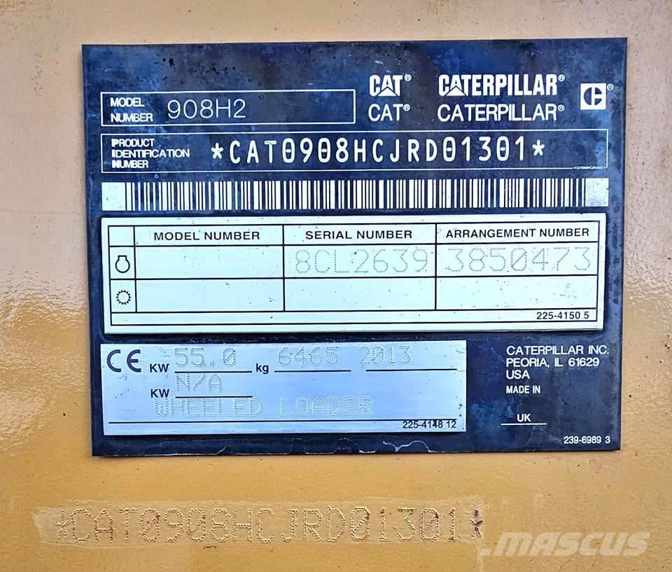 CAT 908 H 2 Φορτωτές με λάστιχα (Τροχοφόροι)