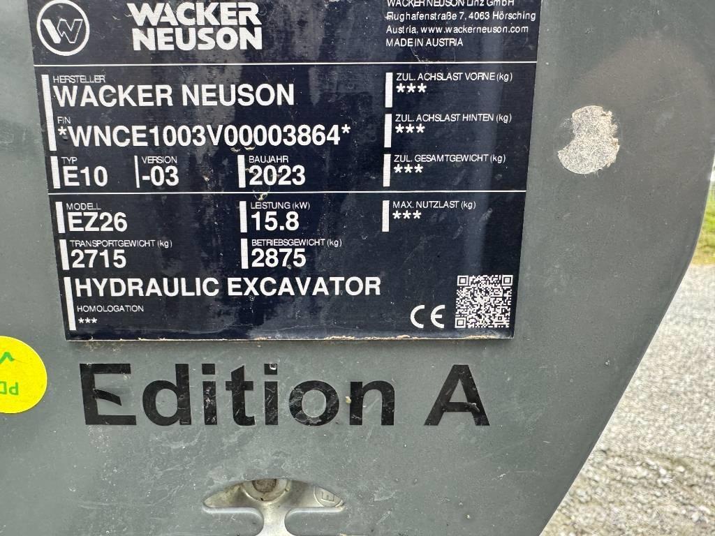 Wacker Neuson EZ26 Εκσκαφείς με ερπύστριες