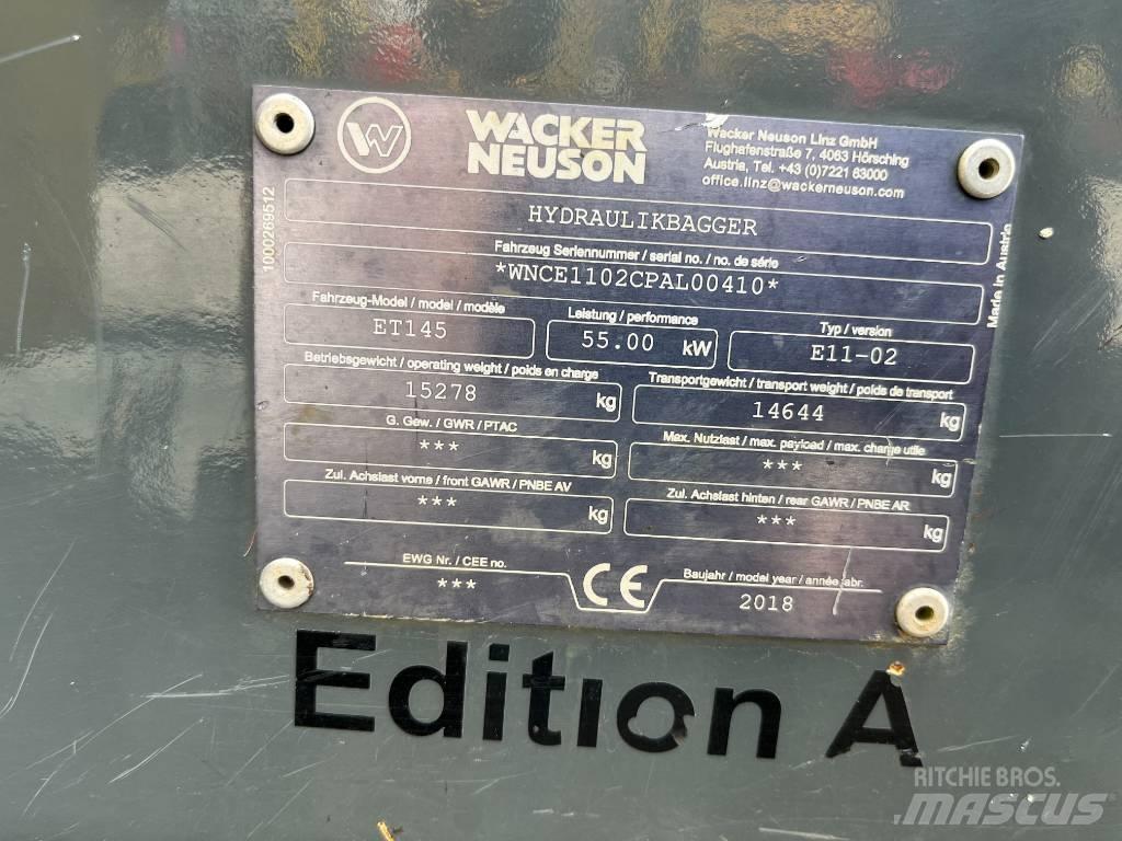 Wacker Neuson ET 145 Εκσκαφείς με ερπύστριες
