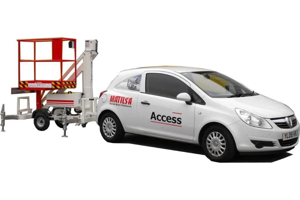 Matilsa Parma 7 Εναέριες πλατφόρμες τοποθετημένες σε ρυμούλκα