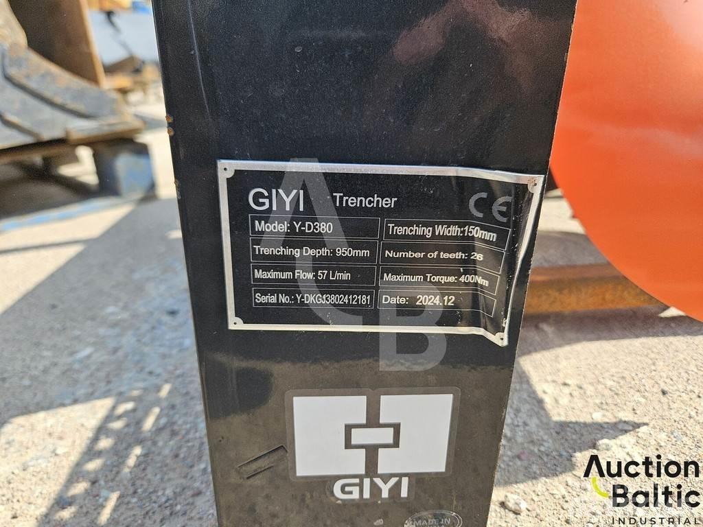  Giyi Y-D380 Εκσκαφέας χανδάκων