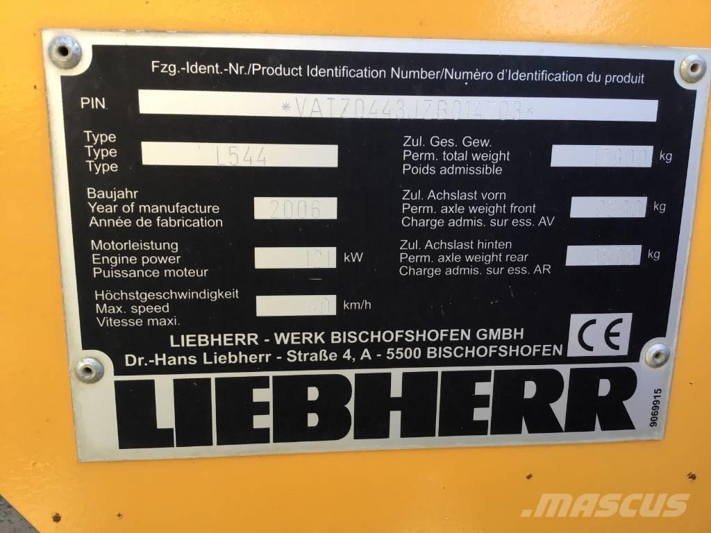 Liebherr L 544 Φορτωτές με λάστιχα (Τροχοφόροι)
