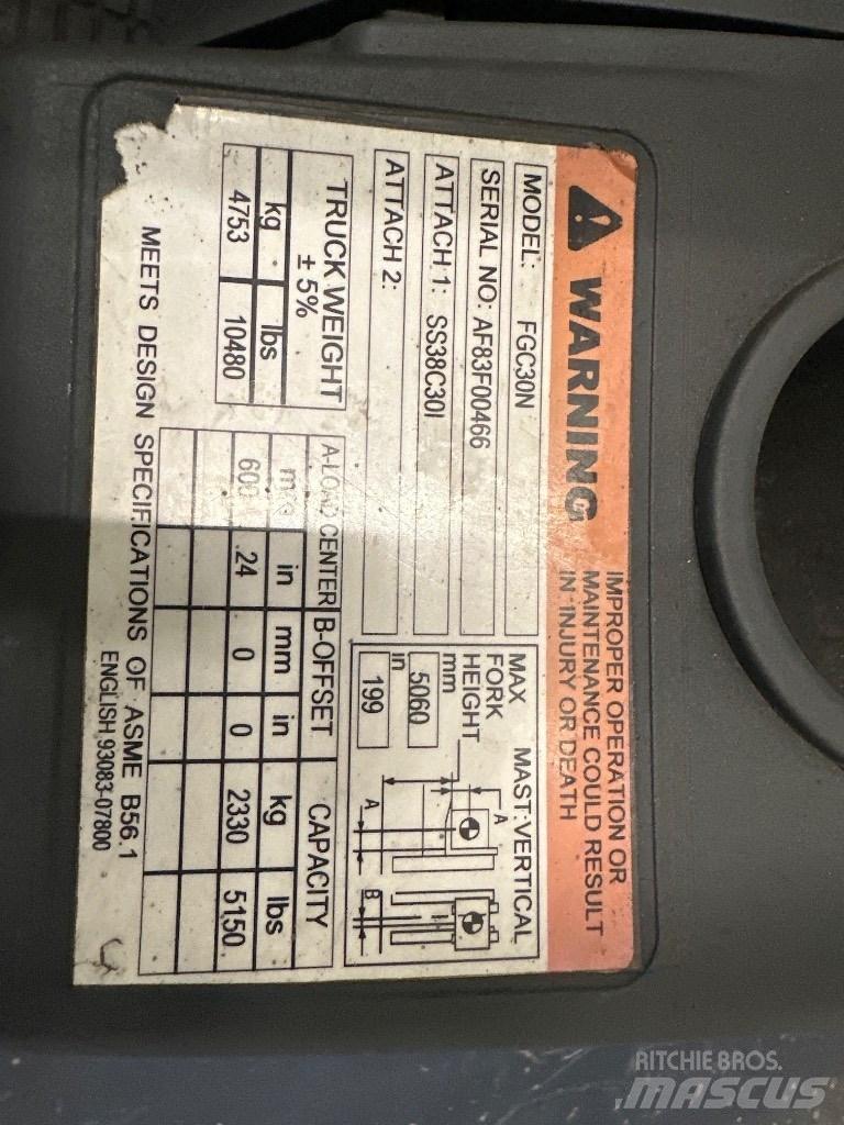 Mitsubishi FGC25N Περονοφόρα ανυψωτικά κλαρκ - άλλα