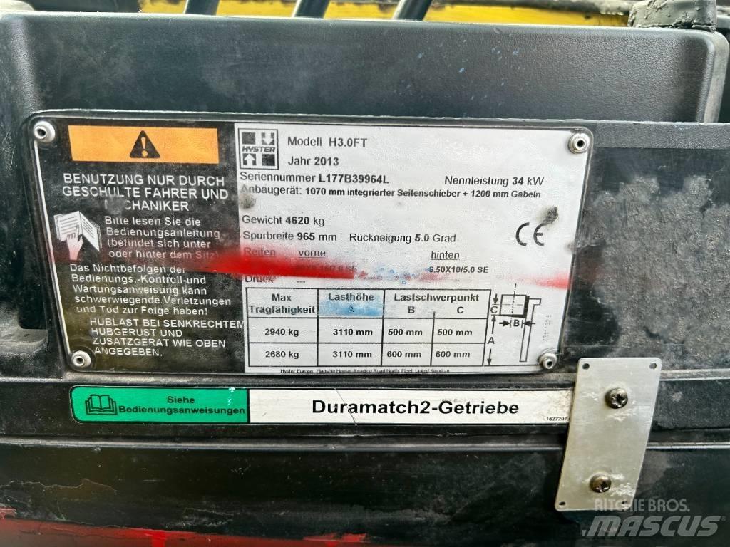 Hyster H 3.0 FT Πετρελαιοκίνητα Κλαρκ
