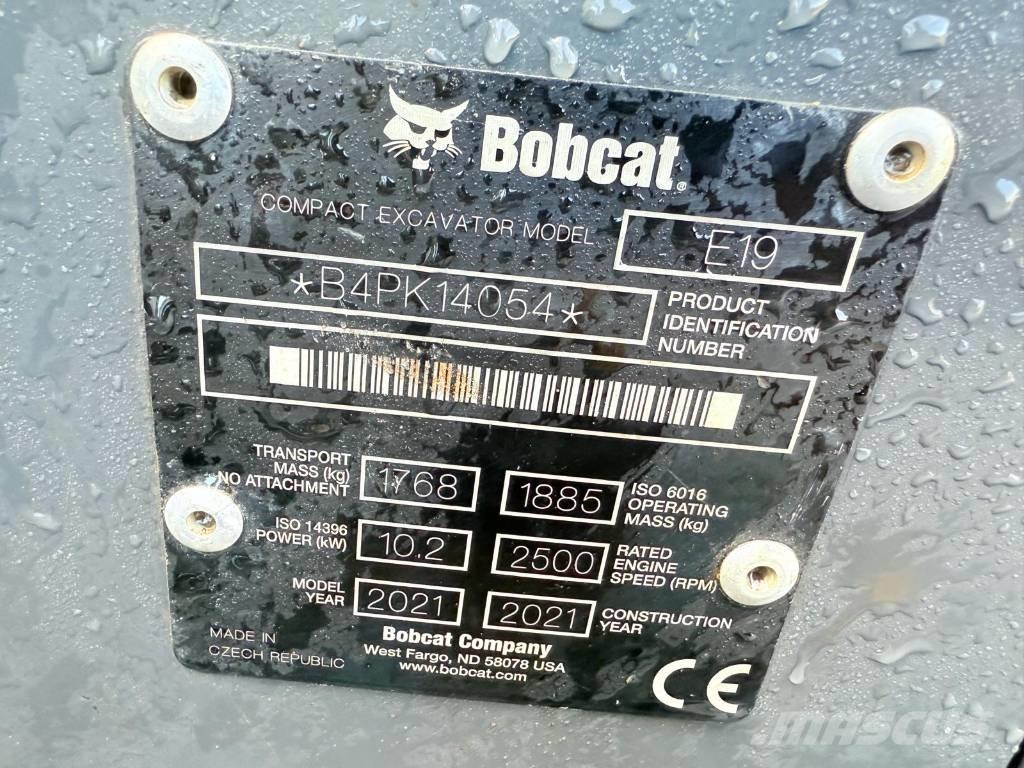 Bobcat E 19 Εκσκαφάκι (διαβολάκι) < 7t