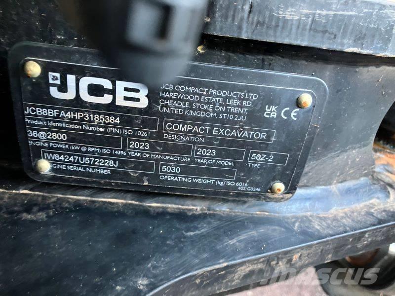 JCB 50 Z-2 Εκσκαφάκι (διαβολάκι) < 7t