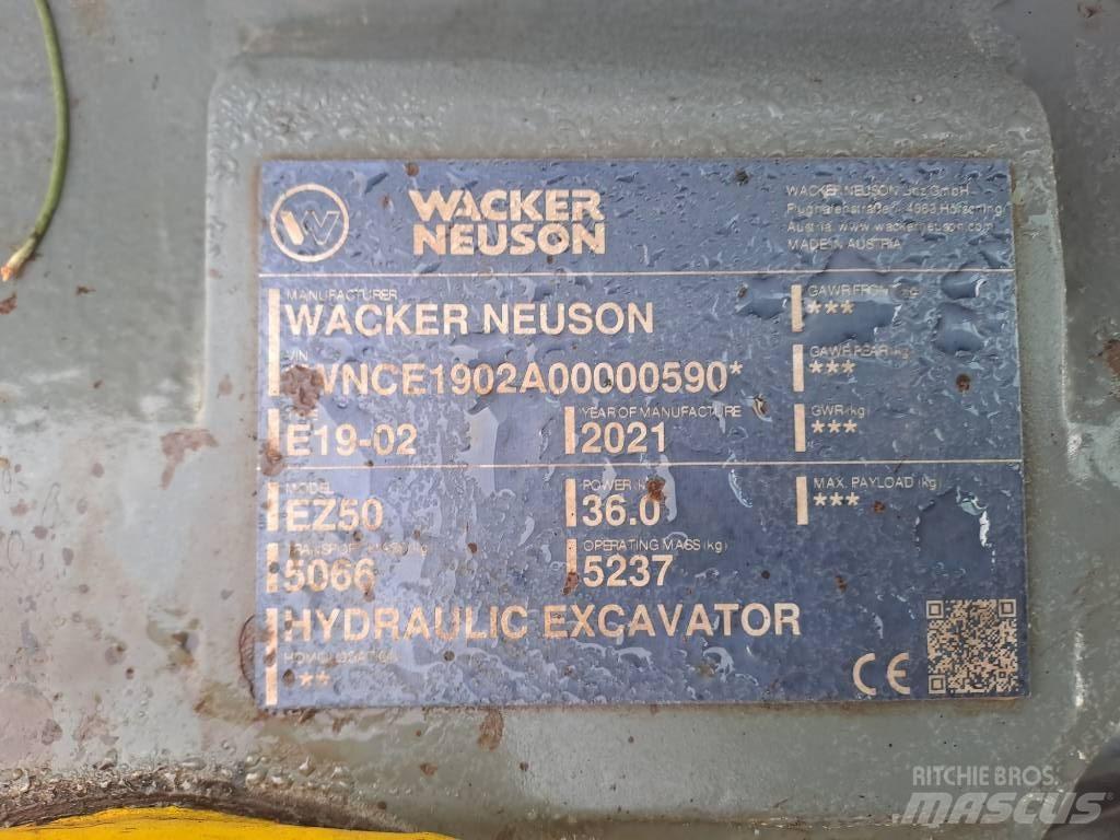 Wacker Neuson EZ50 Εκσκαφείς με ερπύστριες
